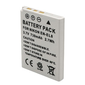 Batterie Lithium-ion pour Nikon Coolpix S6