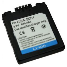 Batterie CGA-S001 pour appareil photo Panasonic
